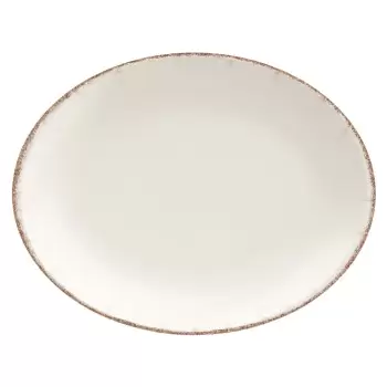 TURGLA E100MOV36OV Turgla Bone China Retro 14.25" x 11" x h:1.25" O...