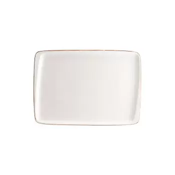 TURGLA E100MOV26DT Turgla Bone China Retro 9" x 6" Rectangular Deco...