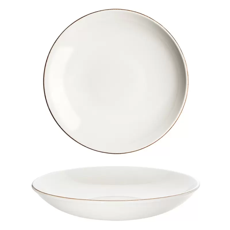 TURGLA E100BLM25CK Turgla Bone China Retro dia.10" h:2" 44 oz. Roun... TURGLA E100BLM25CK Turgla Bone China Retro dia.10" h:2" 44 oz. Roun...