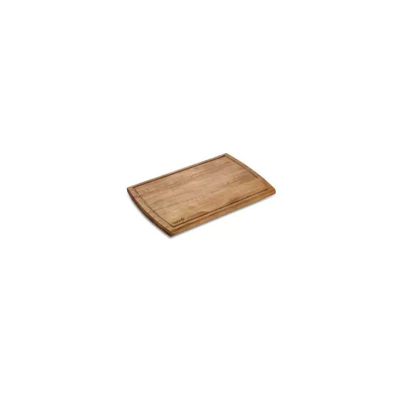 TURGLA TRG01SB Turgla Wood 15" x 9" Rectangular Brown Wood Serving