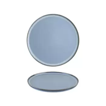 TURGLA SKYHYG16DZ Turgla Bone China Sky dia.6.25" Round Blue Porcel...