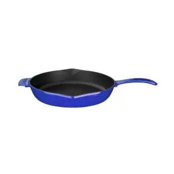 TURGLA SKRND28CBL Turgla Cast Iron dia.11" h:2" Round Blue Cast Iro...