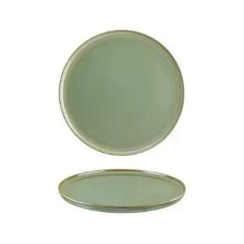 TURGLA SAGHYG16DZ Turgla Bone China Sage dia.6.25" Round Green Porc...