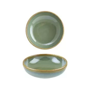 TURGLA SAGHYG10CK Turgla Bone China Sage dia.4" h:0.75" 4 oz. Round...