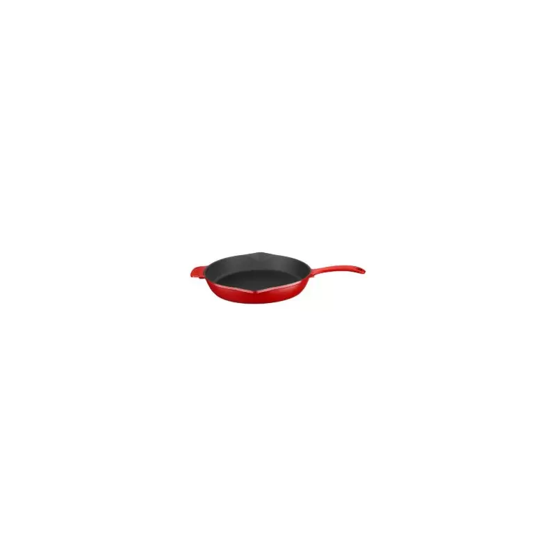 TURGLA SKRND28RED Turgla Cast Iron dia.11" h:2" Round Red Cast Iron...