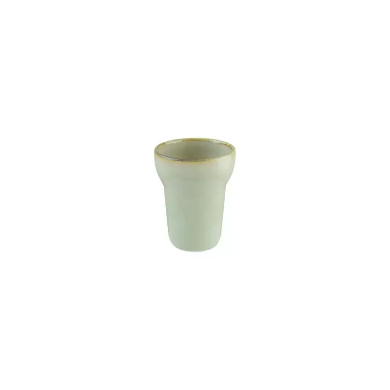 Turgla Bone China Sand dia.3.75" h:4.75" 12 oz. Round Beige Porcelain Mug