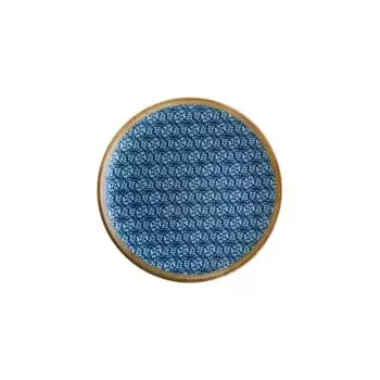 TURGLA LPNGRM30DZ Turgla Bone China Calif dia.12" Round Decorated P...