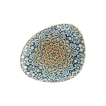 TURGLA ALHVAO19DZ Turgla Bone China Alhambra 7.5" x 6" Organic Deco...
