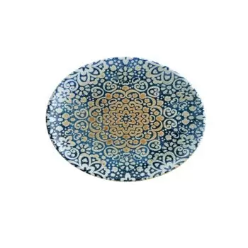 TURGLA ALHMOV25OV Turgla Bone China Alhambra 9.75" x 7.5" x h:1" Ov...