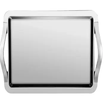Degrenne Newport Rectangular Serving Tray With Handles 65 x 53cm (Gastronorm 2/1) - 65 x 53 cm - 25'' 9/16 x 20'' 7/8