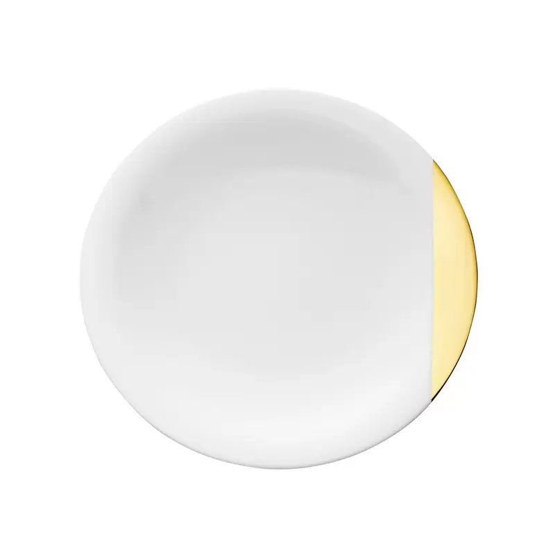 Degrenne 241054 Degrenne Sd One Gold Round Dessert Plate 21.5 cm - ...