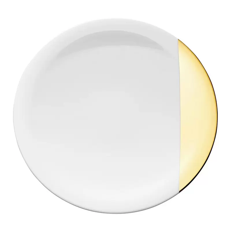 Degrenne 241053 Degrenne Sd One Gold Round Dinner Plate 27 cm - 27 ...
