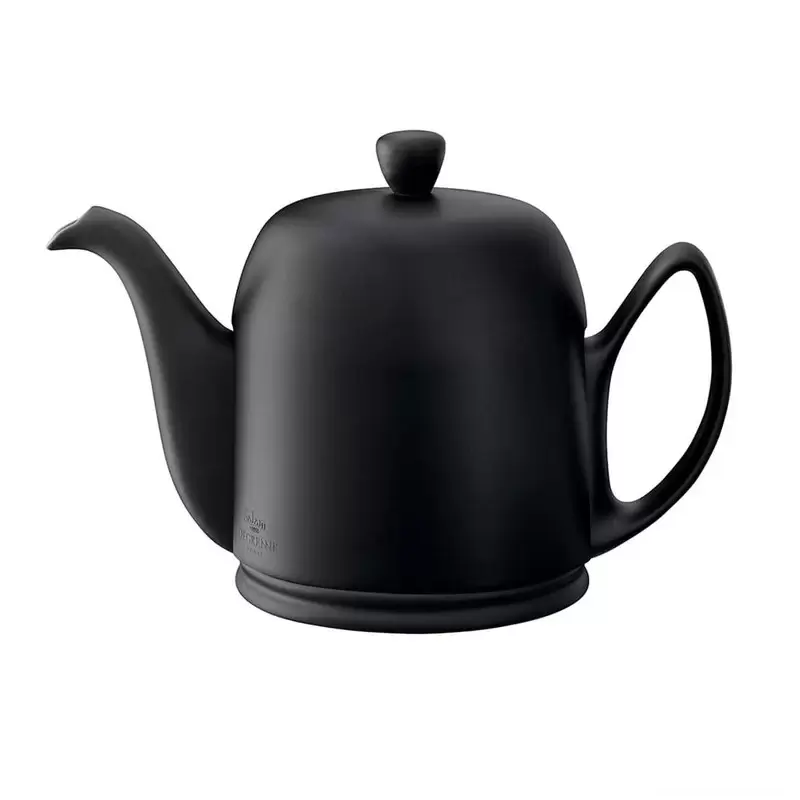 Degrenne 216414 Degrenne Salam Black Salam Tea Pot 6 Cups with Blac...