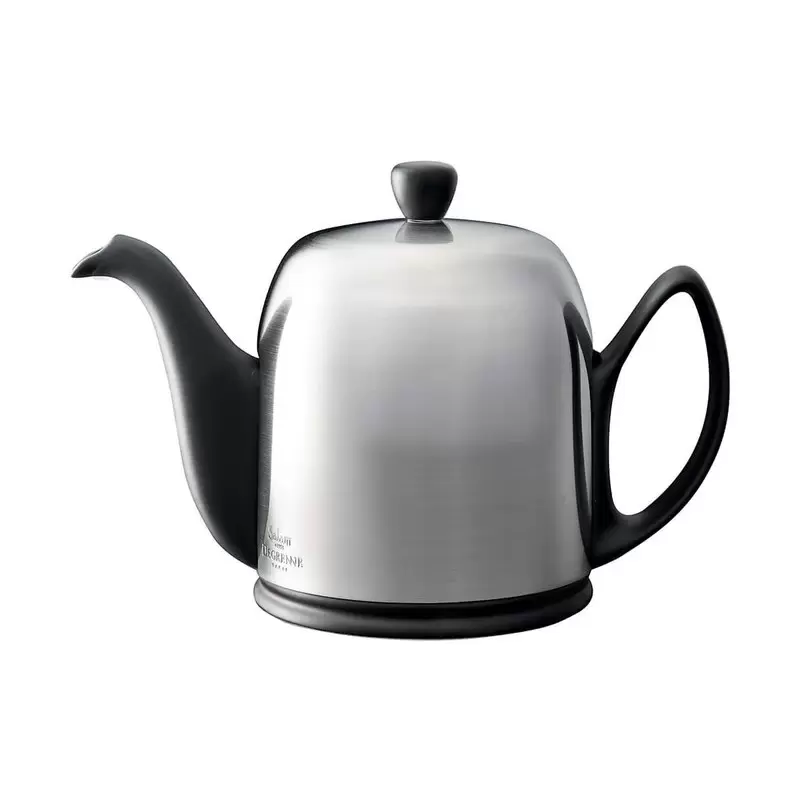 Degrenne 211993 Degrenne Salam Mat Black Salam Tea Pot 6 Cups - h13...