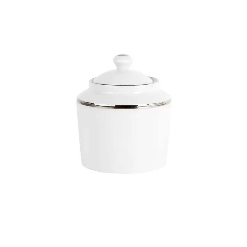 Degrenne 203250 Degrenne Galon Platine Sugar Bowl 15 cl - H 10.8 x ...
