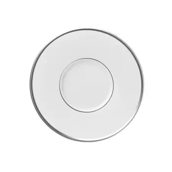 Degrenne 203239 Degrenne Galon Platine Round Coffee Saucer 12.5 cm ...