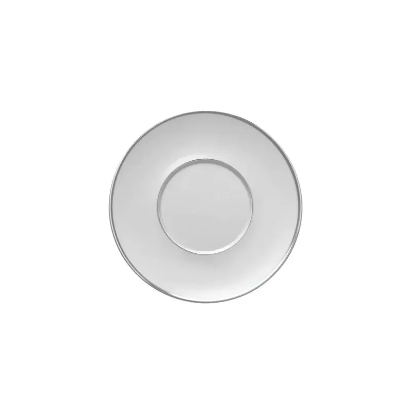 Degrenne 203243 Degrenne Galon Platine Round Breakfast Saucer 19 cm...