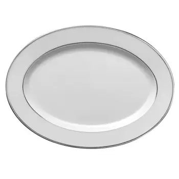 Degrenne 190069 Degrenne Galon Platine Oval Dish 36.5 x 26.5 cm - 3...