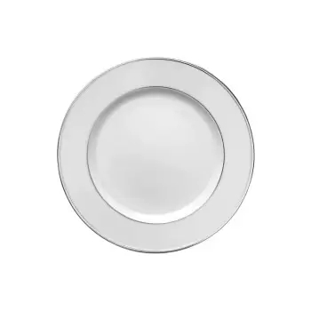 Degrenne 190051 Degrenne Galon Platine Round Dessert Plate 21.5 cm ...
