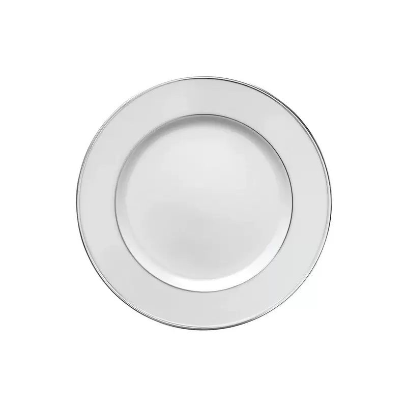 Degrenne 190051 Degrenne Galon Platine Round Dessert Plate 21.5 cm ...