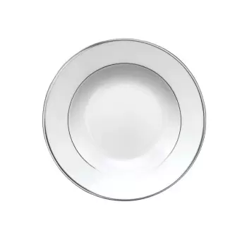 Degrenne 190053 Degrenne Galon Platine Round Soup Plate 22.5 cm - 2...