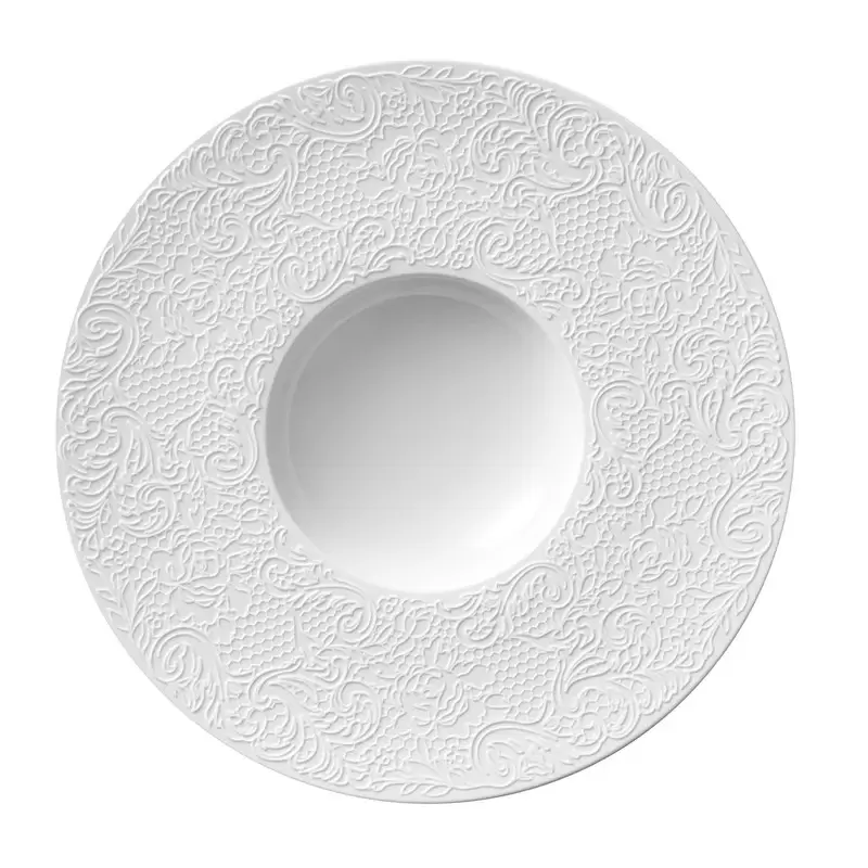 Degrenne 237403 Degrenne Collection L Couture Round Shallow Bowl 28...
