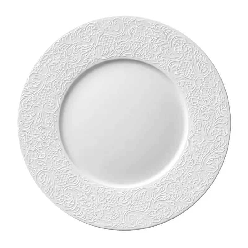 Degrenne 237399 Degrenne Collection L Couture Round Dinner Plate W/...