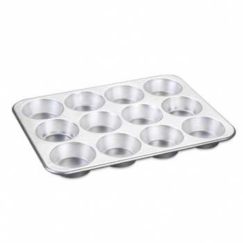 Nordic Ware 45500 Nordic Ware 12 Cavity Muffin Pan Seamless  Muffins Pans