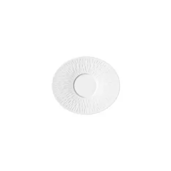 Degrenne 193321 Degrenne Boreal Satin White Oval Coffee Saucer 14 x...