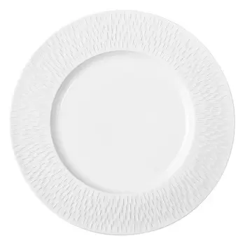 Degrenne 193319 Degrenne Boreal Satin White Round Presentation Plat...