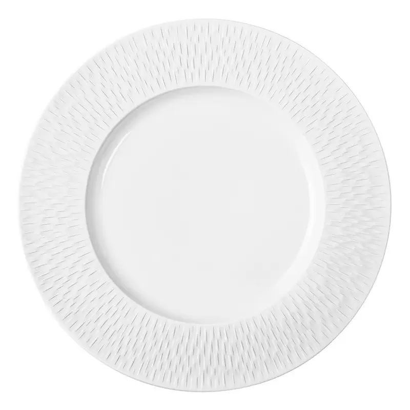 Degrenne 193319 Degrenne Boreal Satin White Round Presentation Plat...