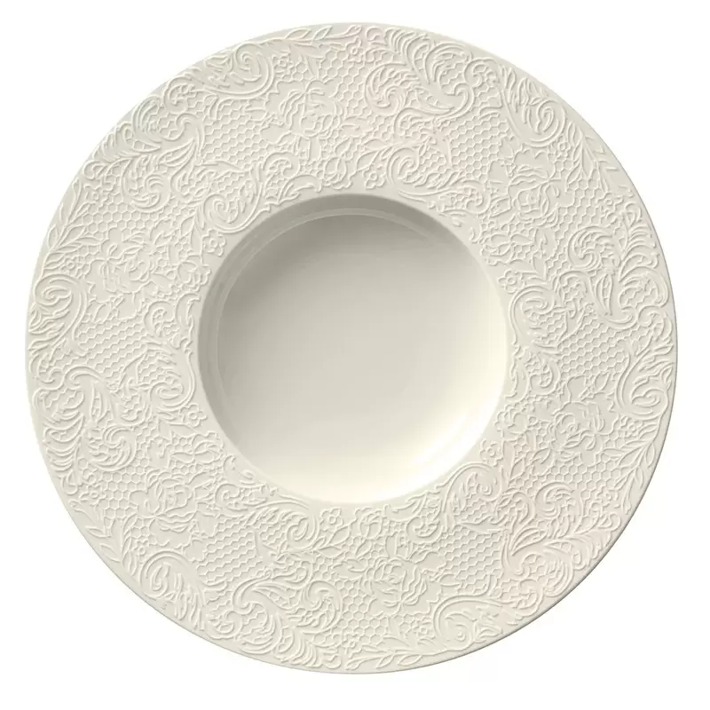 Degrenne 239311 Degrenne Collection L Couture Ivoire Round Shallow ...