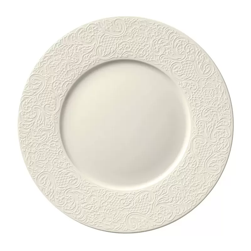 Degrenne 239330 Degrenne Collection L Couture Ivoire Round Shallow ...