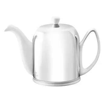 Degrenne 211990 Degrenne Salam White Salam Tea Pot 8 Cups - h 15.2 ...