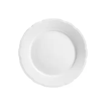 Degrenne 244636 Degrenne Reminiscence White Round Dessert Plate 21....