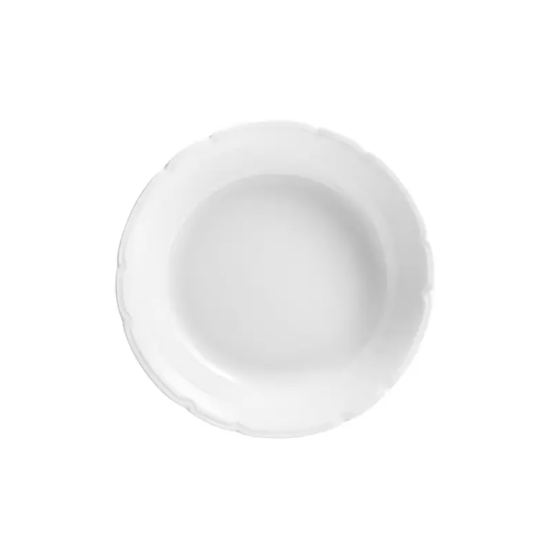 Degrenne 244640 Degrenne Reminiscence White Shallow Coupe Bowl. Med...