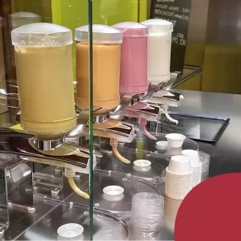 PCB003 B Stainless Steel Base Jam or Custard Dispenser - Classic In...