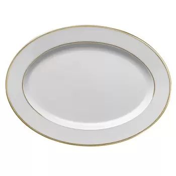 Degrenne 241095 Degrenne Galon Or Oval Dish 36.5 x 26.5 cm - 36.5 x...
