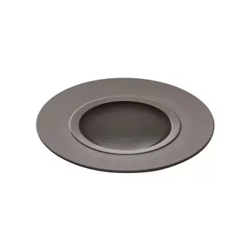 Degrenne 230940 Degrenne Bahia Basalte Round Gourmet Plate 23 cm - ...