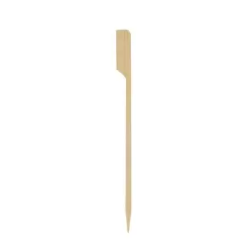 PacknWood 209BBTG121 PacknWood Bamboo Paddle Pick - 4.7'' - 2000 Pcs