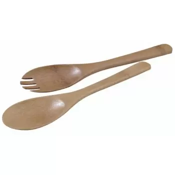 PacknWood 209BBSERV PacknWood Bamboo 2 Piece Serving Set - 10'' - 5...