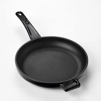 TURGLA TCB1220DBLK Turgla Cast Iron dia.7.75" h:1" Round Black Cast...