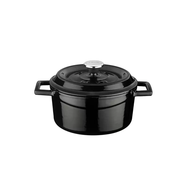 TURGLA TCB1114BLK Turgla Cast Iron dia.5.5" h:2" 26 oz. Round Black...