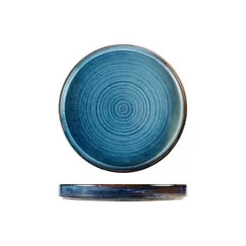 TURGLA SPH26DZ Turgla Bone China Sapphire dia.5.25" h:2" 15 oz. Rou...