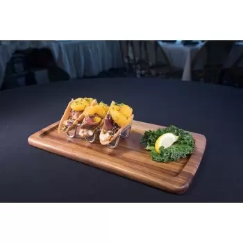 Pastry Chef's Boutique OTT105 Premium Acacia Dishwasher-Safe Wood L...