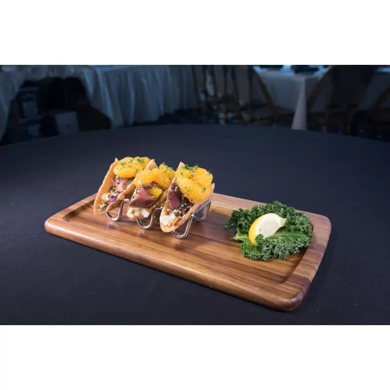 Pastry Chef's Boutique OTT105 Premium Acacia Dishwasher-Safe Wood L...