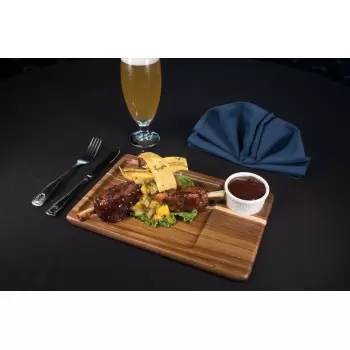 Pastry Chef's Boutique OTT128 Premium Acacia Dishwasher-Safe Wood M...