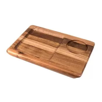 Pastry Chef's Boutique OTT115 Premium Acacia Dishwasher-Safe Wood M...