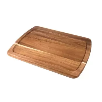 Pastry Chef's Boutique OTT107 Premium Acacia Dishwasher-Safe Wood L...