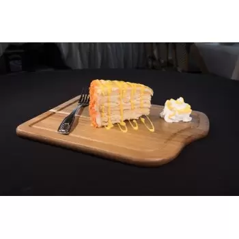 Pastry Chef's Boutique OTT133 Premium Acacia Dishwasher-Safe Wood S...